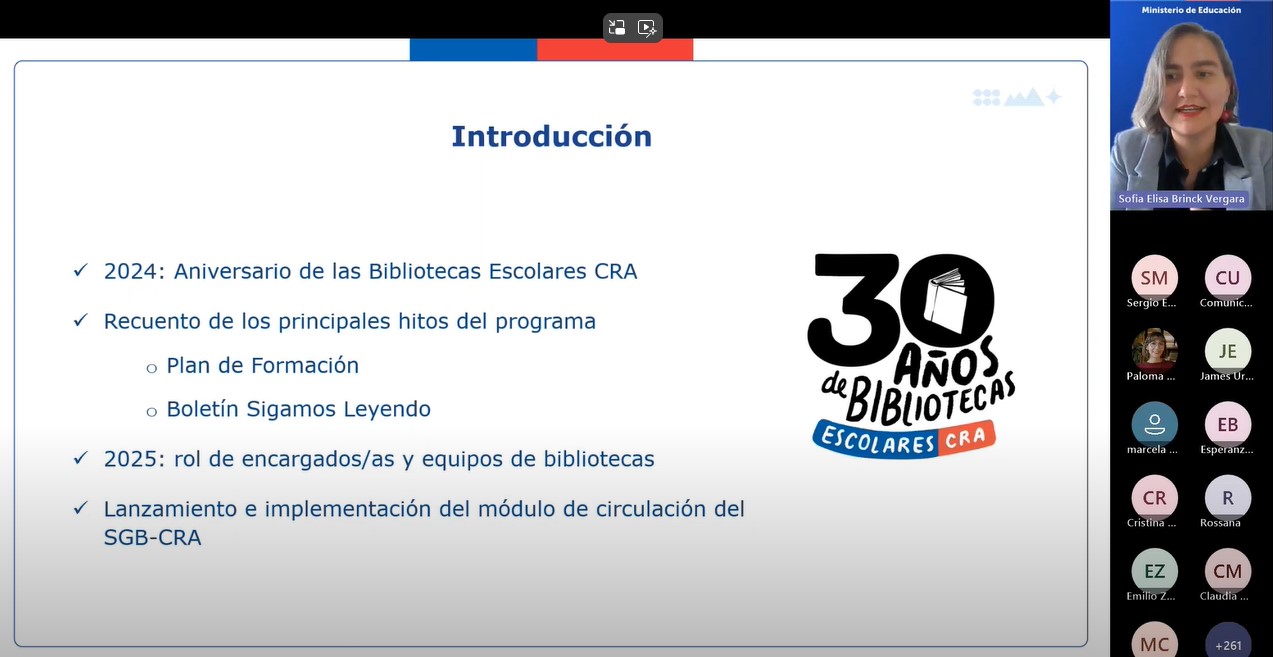 Revisa el webinar sobre inventario para las Bibliotecas Escolares (CRA)